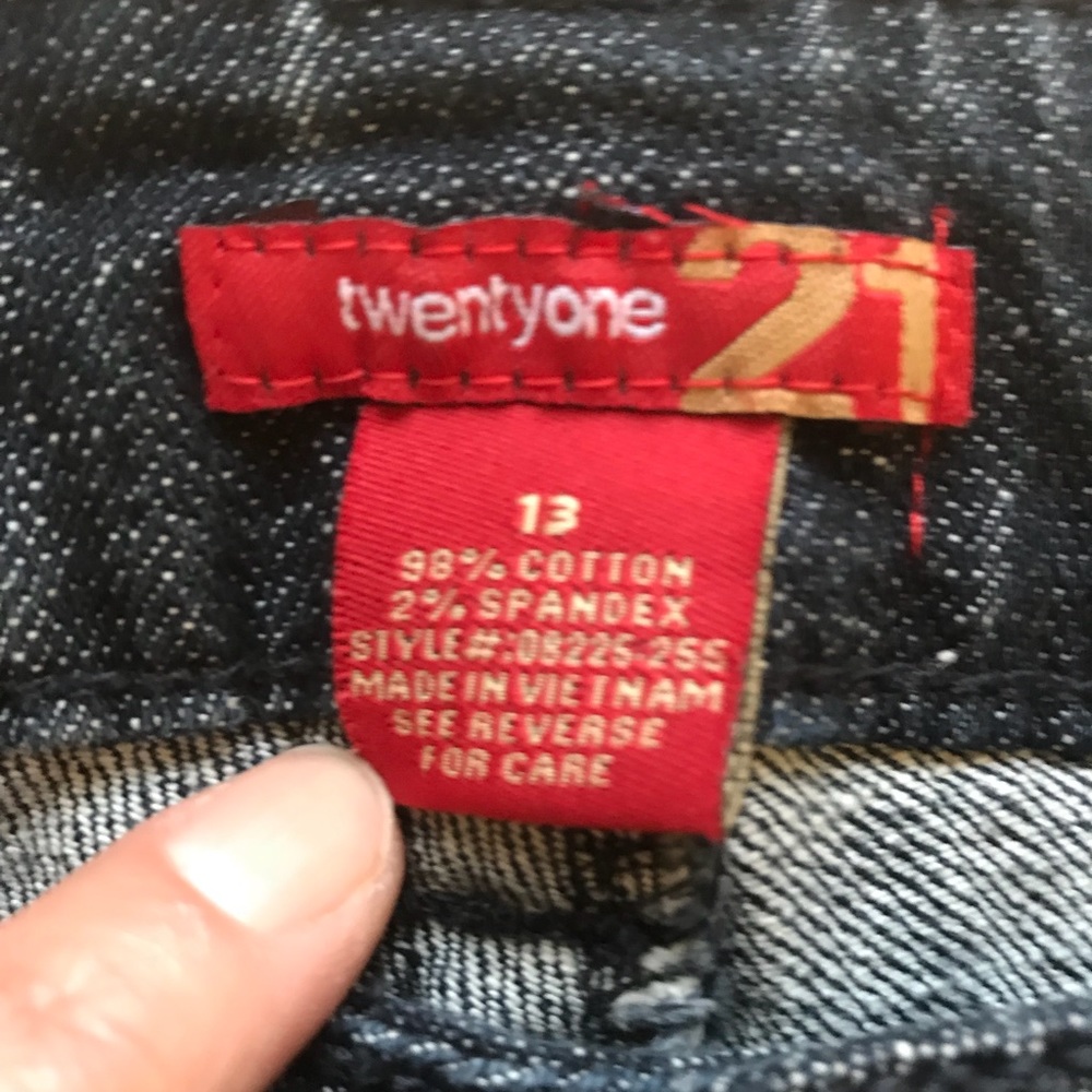 ✨💫Host Pick💫✨ Forever 21 Skinny Jeans Sz 13 Tall - Picture 5 of 5